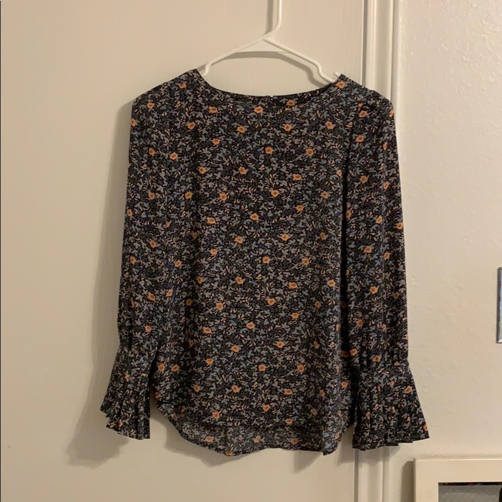 LOFT floral blouse